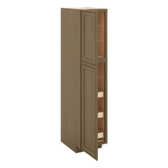J&K Hazel H8 Pantry w/Roll-Out Trays 18" W x 84" H x 27" D