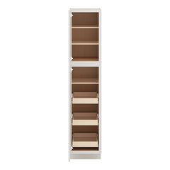 J&K Pure B5 Pantry w/Roll-Out Trays 18" W x 84" H x 27" D