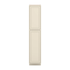 J&K Pearl Glazed H9 Pantry w/Roll-Out Trays 18" W x 90" H x 27" D