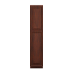 J&K Mahogany J5 Pantry w/Roll-Out Trays 18" W x 90" H x 27" D