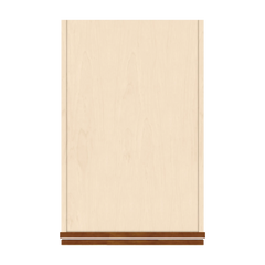 J&K Mocha Glazed K10 Pantry w/Roll-Out Trays 18" W x 90" H x 27" D
