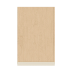 J&K Pearl Glazed H9 Pantry w/Roll-Out Trays 18" W x 90" H x 27" D