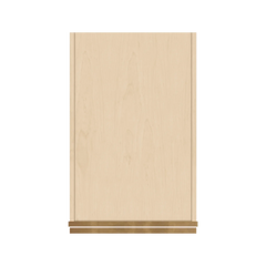 J&K Butterscotch B8 Pantry w/Roll-Out Trays 18" W x 90" H x 27" D
