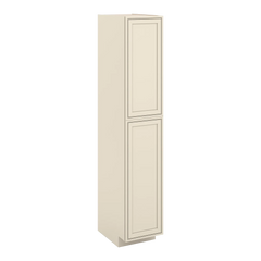 J&K Pearl Glazed H9 Pantry w/Roll-Out Trays 18" W x 96" H x 27" D