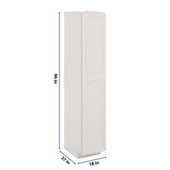 J&K Pure B5 Pantry w/Roll-Out Trays 18" W x 96" H x 27" D