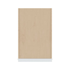 J&K White Shaker S8 Pantry w/Roll-Out Trays 18" W x 96" H x 27" D