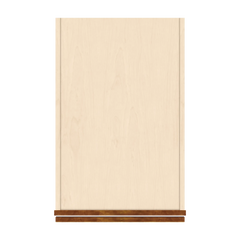 J&K Mocha Glazed K10 Pantry w/Roll-Out Trays 18" W x 96" H x 27" D
