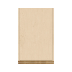 J&K Butterscotch B8 Pantry w/Roll-Out Trays 18" W x 96" H x 27" D