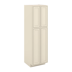 J&K Pearl Glazed H9 Pantry w/Roll-Out Trays 24" W x 84" H x 27" D