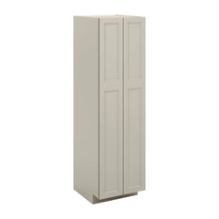 J&K Pebble B6 Pantry w/Roll-Out Trays 24" W x 84" H x 27" D
