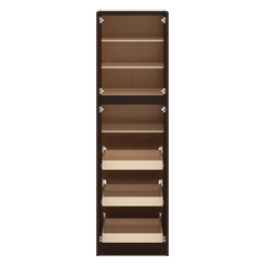 J&K Java Coffee S1 Pantry w/Roll-Out Trays 24" W x 84" H x 27" D