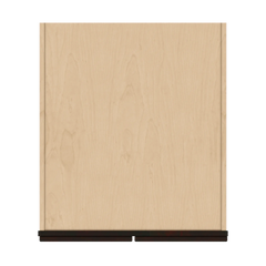 J&K Espresso K8 Pantry w/Roll-Out Trays 24" W x 84" H x 27" D
