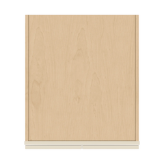 J&K Pearl Glazed H9 Pantry w/Roll-Out Trays 24" W x 84" H x 27" D