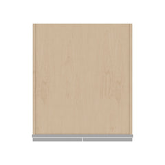 J&K Castle Grey S5 Pantry w/Roll-Out Trays 24" W x 84" H x 27" D
