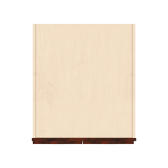 J&K Mahogany J5 Pantry w/Roll-Out Trays 24" W x 84" H x 27" D