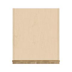 J&K Butterscotch B8 Pantry w/Roll-Out Trays 24" W x 84" H x 27" D