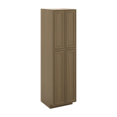 J&K Hazel H8 Pantry w/Roll-Out Trays 24" W x 90" H x 27" D