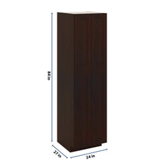 J&K Java Coffee S1 Pantry w/Roll-Out Trays 24" W x 90" H x 27" D