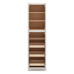 J&K Pure B5 Pantry w/Roll-Out Trays 24" W x 90" H x 27" D