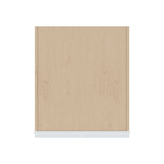 J&K White Shaker S8 Pantry w/Roll-Out Trays 24" W x 90" H x 27" D