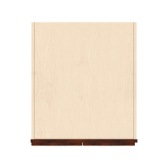 J&K Mahogany J5 Pantry w/Roll-Out Trays 24" W x 90" H x 27" D