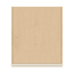 J&K Pearl Glazed H9 Pantry w/Roll-Out Trays 24" W x 90" H x 27" D