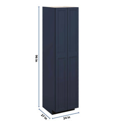 J&K Naval B7 Pantry w/Roll-Out Trays 24" W x 96" H x 27" D