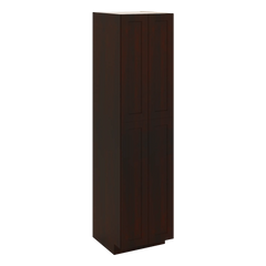 J&K Java Coffee S1 Pantry w/Roll-Out Trays 24" W x 96" H x 27" D