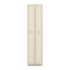 J&K Pearl Glazed H9 Pantry w/Roll-Out Trays 24" W x 96" H x 27" D