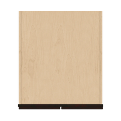 J&K Espresso K8 Pantry w/Roll-Out Trays 24" W x 96" H x 27" D