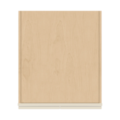 J&K Pearl Glazed H9 Pantry w/Roll-Out Trays 24" W x 96" H x 27" D