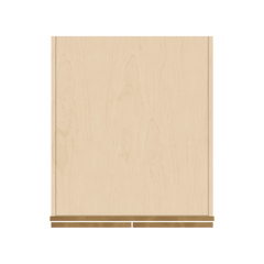 J&K Butterscotch B8 Pantry w/Roll-Out Trays 24" W x 96" H x 27" D