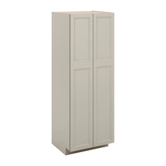 J&K Pebble B6 Pantry w/Roll-Out Trays 30" W x 84" H x 27" D