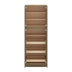 J&K Hazel H8 Pantry w/Roll-Out Trays 30" W x 84" H x 27" D