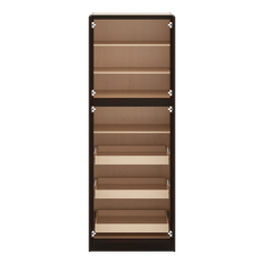 J&K Espresso K8 Pantry w/Roll-Out Trays 30" W x 84" H x 27" D