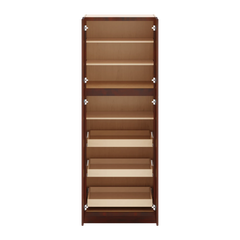 J&K Mahogany J5 Pantry w/Roll-Out Trays 30" W x 84" H x 27" D