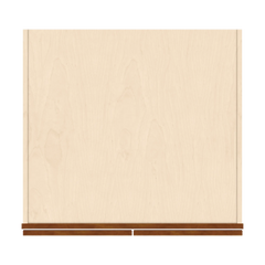 J&K Mocha Glazed K10 Pantry w/Roll-Out Trays 30" W x 84" H x 27" D