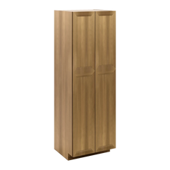 J&K Butterscotch B8 Pantry w/Roll-Out Trays 30" W x 90" H x 27" D