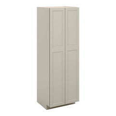 J&K Pebble B6 Pantry w/Roll-Out Trays 30" W x 90" H x 27" D
