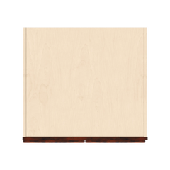 J&K Mahogany J5 Pantry w/Roll-Out Trays 30" W x 90" H x 27" D