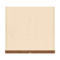 J&K Mocha Glazed K10 Pantry w/Roll-Out Trays 30" W x 90" H x 27" D