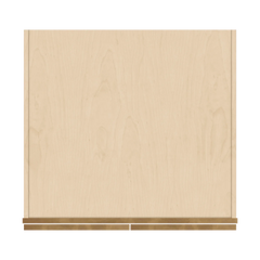J&K Butterscotch B8 Pantry w/Roll-Out Trays 30" W x 90" H x 27" D