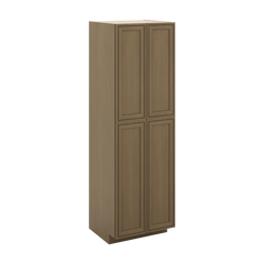 J&K Hazel H8 Pantry w/Roll-Out Trays 30" W x 96" H x 27" D