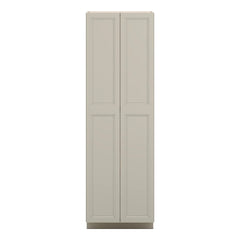 J&K Pebble B6 Pantry w/Roll-Out Trays 30" W x 96" H x 27" D