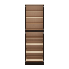 J&K Espresso K8 Pantry w/Roll-Out Trays 30" W x 96" H x 27" D