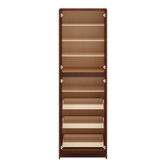 J&K Mahogany J5 Pantry w/Roll-Out Trays 30" W x 96" H x 27" D