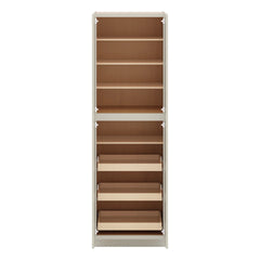 J&K Pebble B6 Pantry w/Roll-Out Trays 30" W x 96" H x 27" D