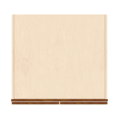 J&K Mocha Glazed K10 Pantry w/Roll-Out Trays 30" W x 96" H x 27" D