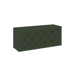 Modernform Cabinet Slim Sage Green 36" W X 15" H X 12" D Wall Wine Rack