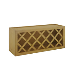 Modernform Cabinet Natural Shaker 36" W X 15" H X 12" D Wall Wine Rack